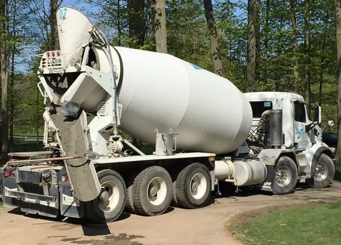 Concrete mixer truck